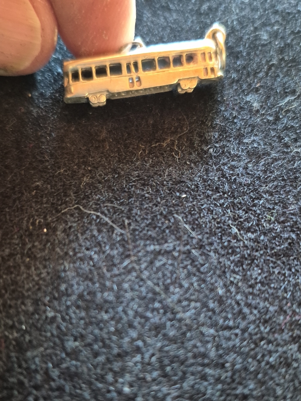 Sterling Silver Toronto Streetcar Charm.